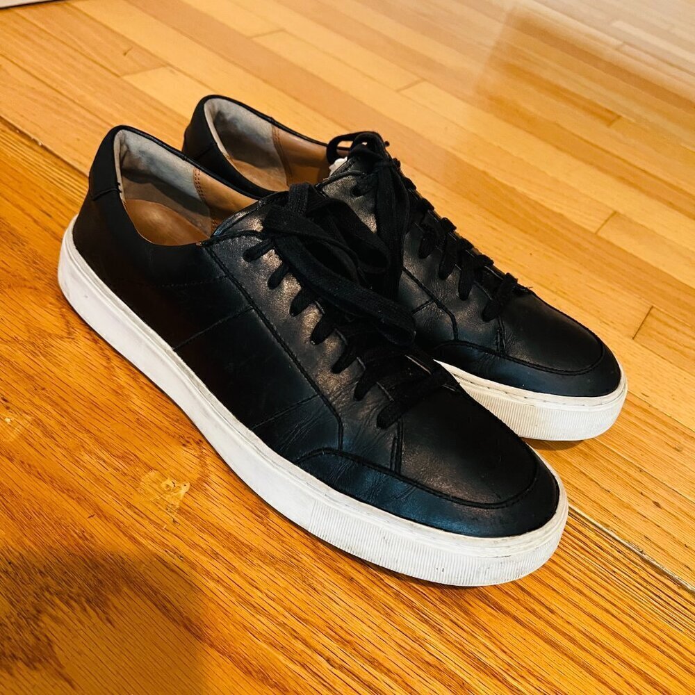 Vince Leonard Leather Platform Sneakers Size 9.5 - Picture 8 of 16